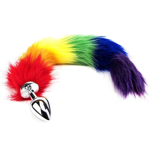 N10780 furry fantasy rainbow tail butt plug 4 1.jpg