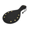 N10783 bound nubuck leather paddle with brass stud detail 1.jpg