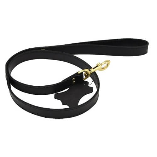 N10785 bound noir nubuck leather leash 1.jpg