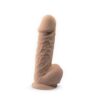 N11007 8 5 inch silicone dual density dildo with suction cup and balls 2 1.jpg