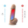 N11007 8 5 inch silicone dual density dildo with suction cup and balls 5.jpg