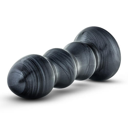 N11082 jet black jack large ribbed butt plug 75inches 3.jpg