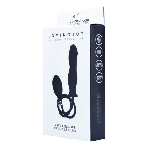 N11134 loving joy 6 inch silicone inflatable dildo pkg 2.jpg