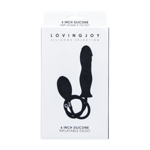 N11134 loving joy 6 inch silicone inflatable dildo pkg.jpg