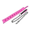 N11404 bound to please pink black bondage collar leash 2.jpg