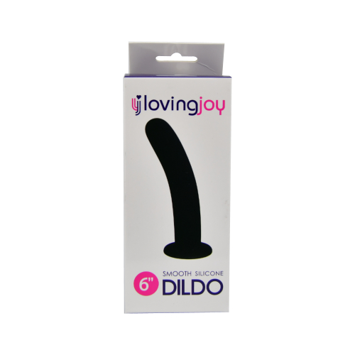 N11511 loving joy smooth silicone dildo 6 inch pkg.jpg