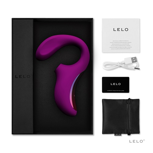 LELO Enigma Dual Stimulation Sonic Massager Deep Rose LELO Enigma Dual Stimulation Sonic Massager Deep Rose