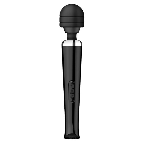 N12458 loving joy rechargeable magic wand vibrator black 1.jpg