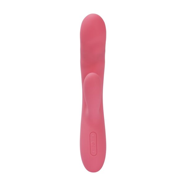 N12547 svakom avery thrusting vibrator wclitoral stimulator pink 3.jpg