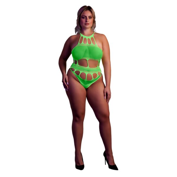 N12663 cut out thong bodysuit neon green ps 1.jpg