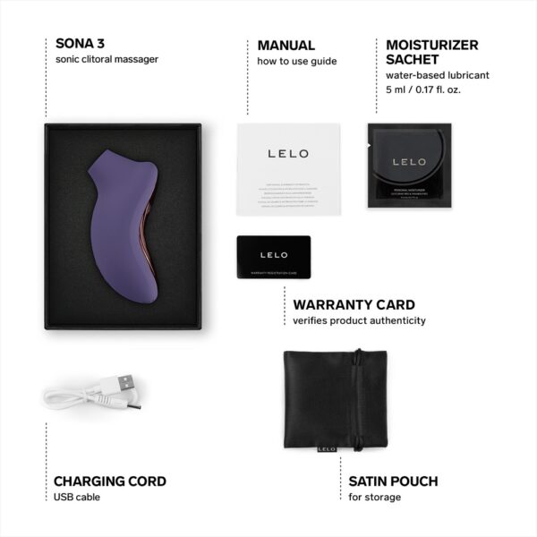 LELO Sona 3 Clitoral Massager Cyber Purple