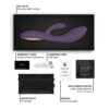 LELO Ina Thrust Thrusting Rabbit Vibrator Purple Twilight