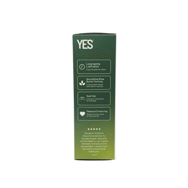 YES Natural Plant-Oil Based Personal Lubricant-80ml YES Natural Plant Oil Based Personal Lubricant 80ml