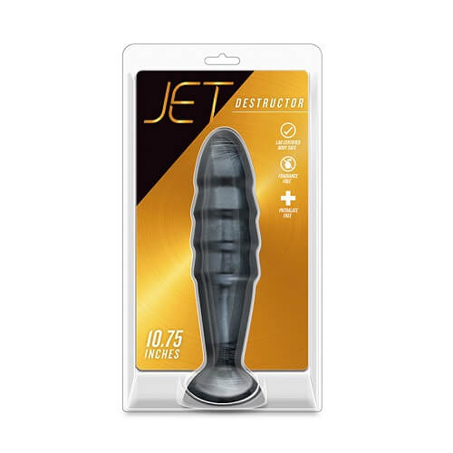 Jet Destructor Extra Large Butt Plug 10.75 Inches Jet Destructor Extra Large Butt Plug 10.75 Inches