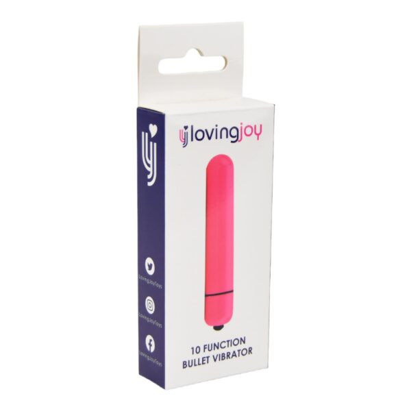 Loving Joy 10 Function Pink Bullet Vibrator Loving Joy 10 Function Pink Bullet Vibrator