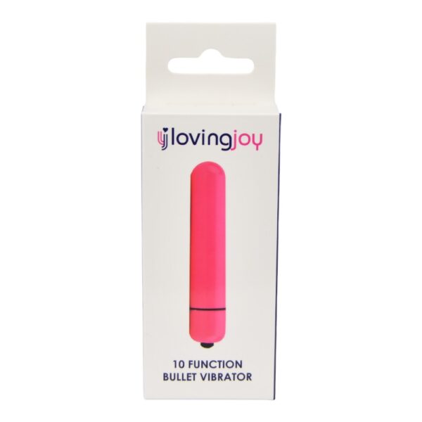Loving Joy 10 Function Pink Bullet Vibrator Loving Joy 10 Function Pink Bullet Vibrator