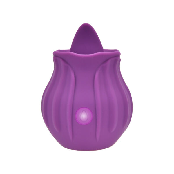 Loving Joy Rose Licking Clitoral Vibrator Purple