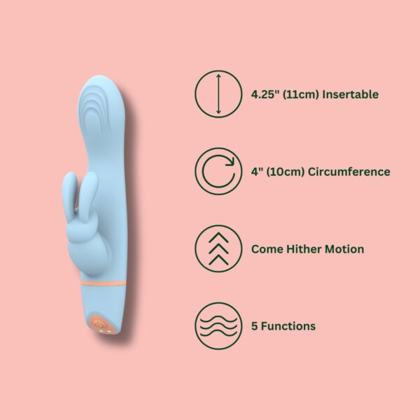 Mina Hail Come Hither Rabbit Vibrator Mina Hail Come Hither Rabbit Vibrator