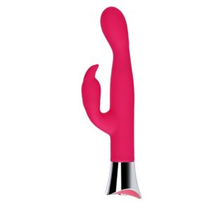 Loving Joy 10 Function Slim Silicone Rabbit Vibrator Pink Loving Joy 10 Function Slim Silicone Rabbit Vibrator Pink