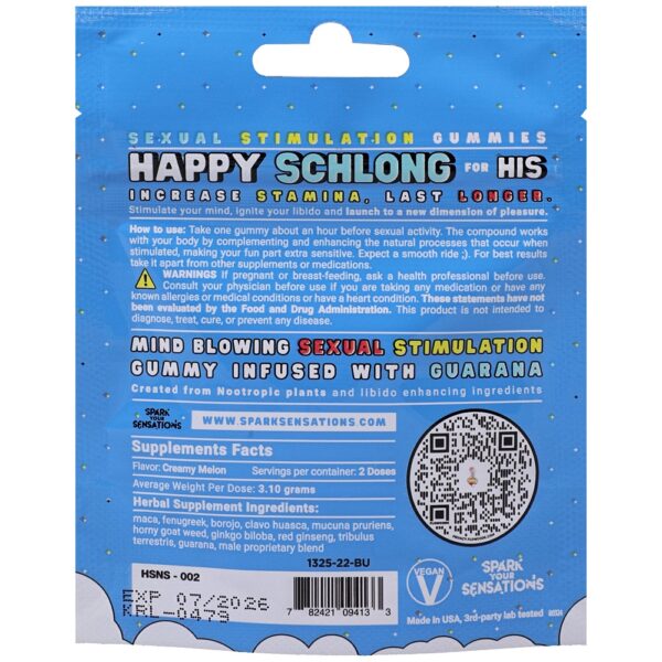 Happy Schlong (His) Sexual Stimulation Gummies (2 pack) Happy Schlong (His) Sexual Stimulation Gummies (2 pack)