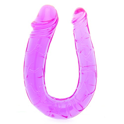 B Yours 16 Inch Purple Double Dildo