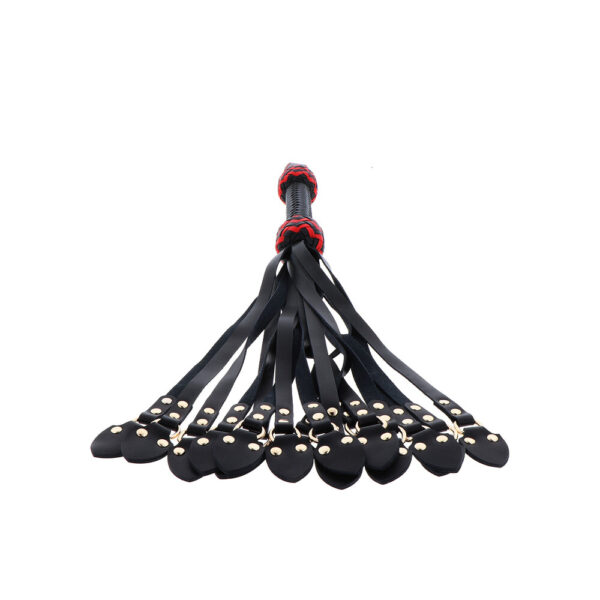 Hidden Desire Masters Leather CatoNine Whip - Image 2