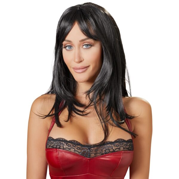Long Black Wig - Image 2