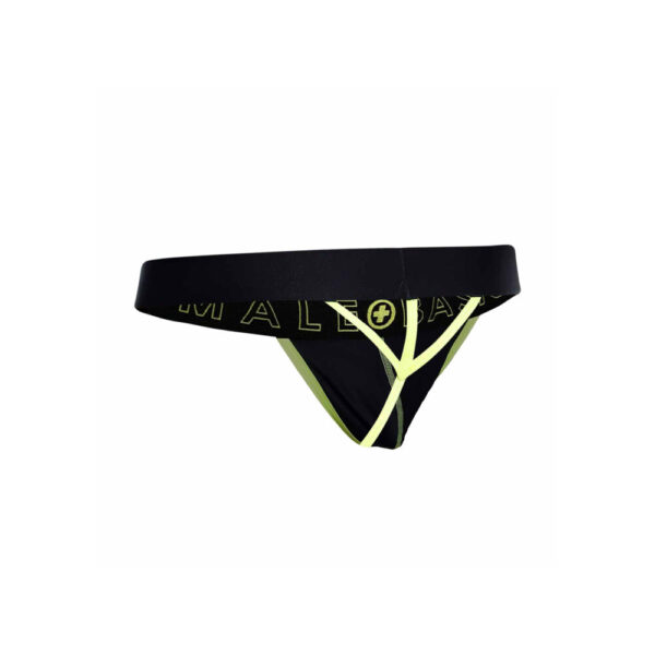 Male Basics Neon Thong Yellow - Image 4